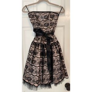 Black Lace Cocktail Dress